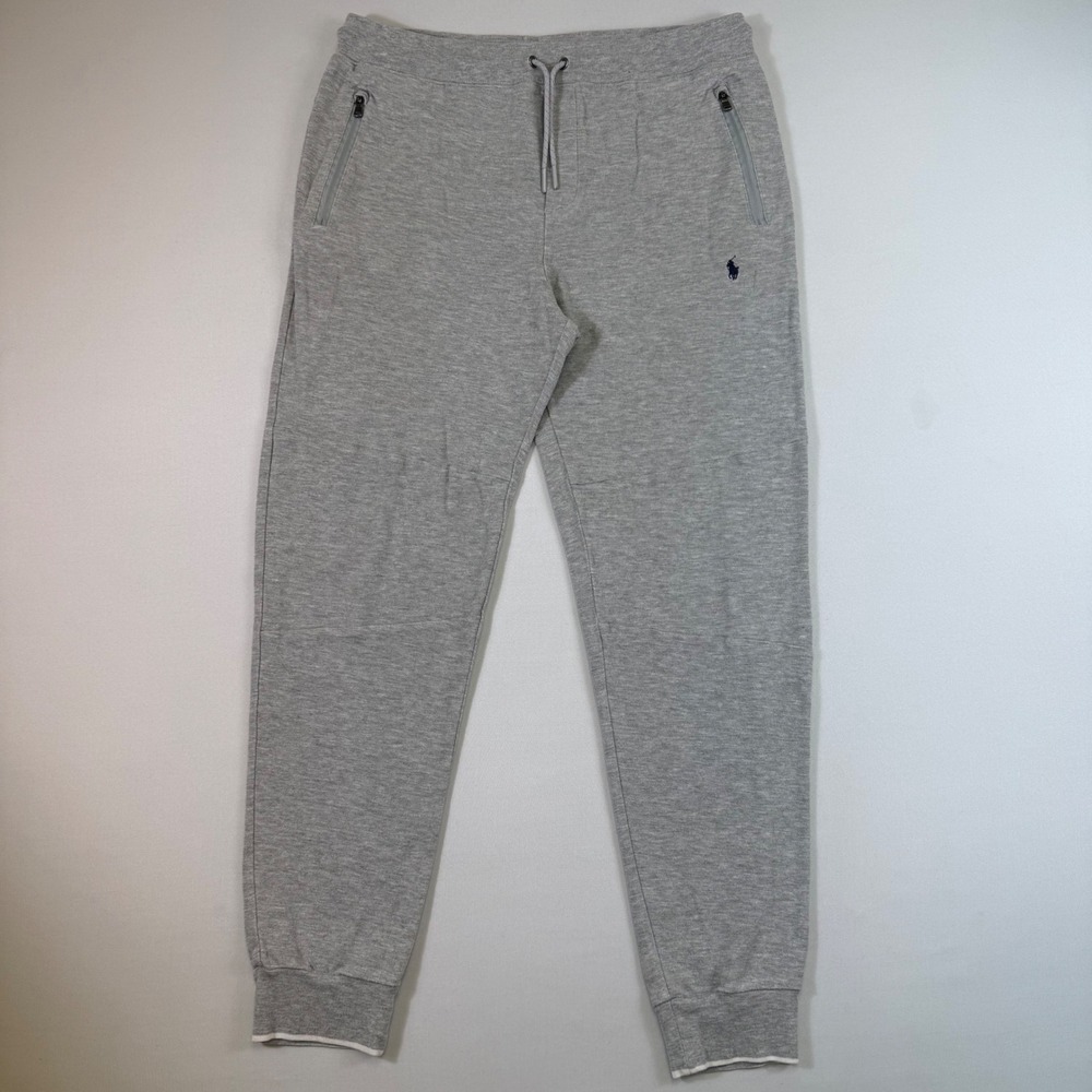 Polo Ralph Lauren Joggers Boys XL 18-20 Gray Performance Cotton Blend Sweatpants